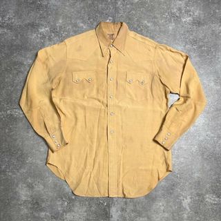 リーバイス(Levi's)の50's Levi's ショートホーン ウエスタンシャツ ソートゥース ノコギリ vintage(シャツ)