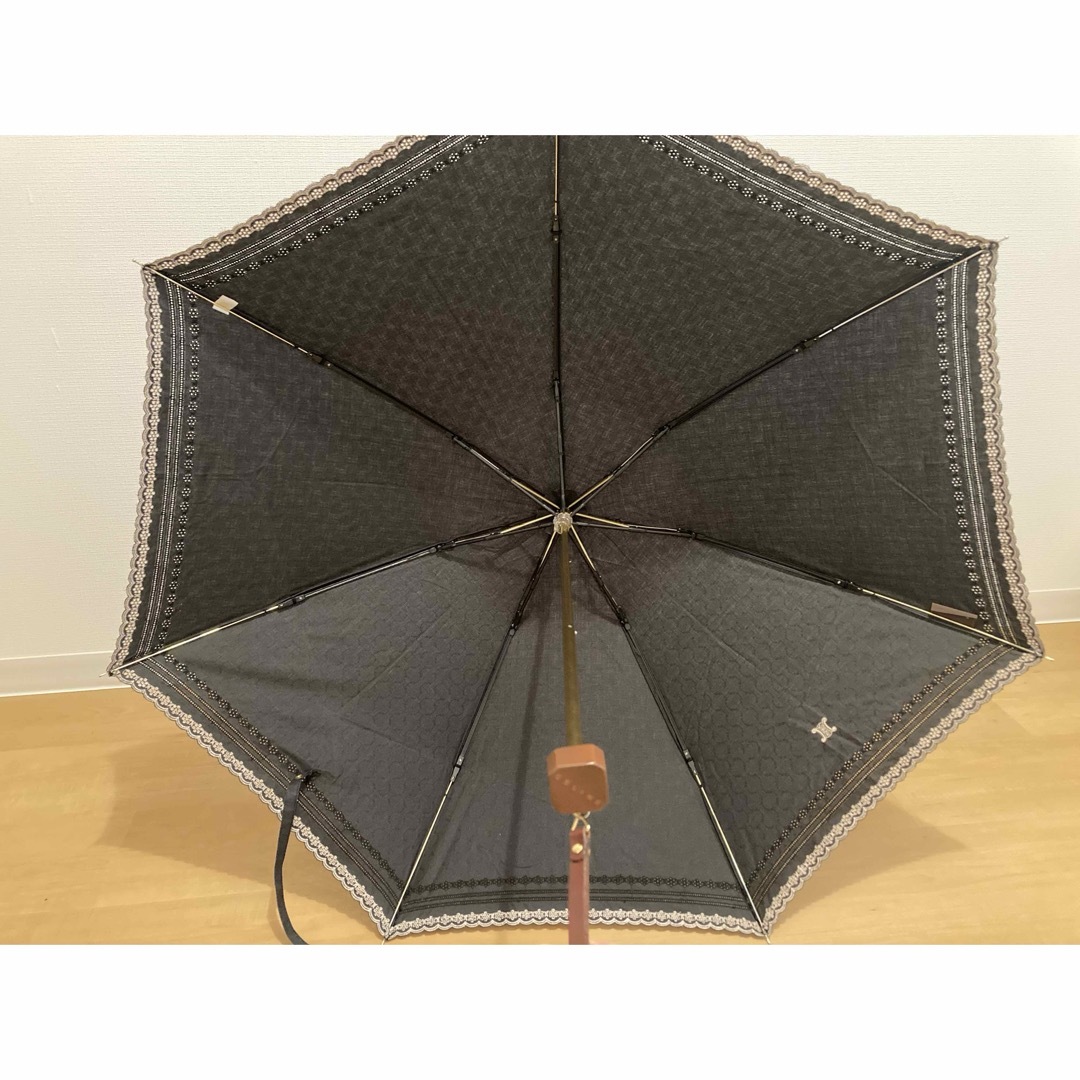 CELINE - CELINE/晴れ雨兼用の折り畳み傘/黒×刺繍の通販 by CELINE - CELINE/晴れ雨兼用の折り畳み傘/黒×刺繍の通販 by