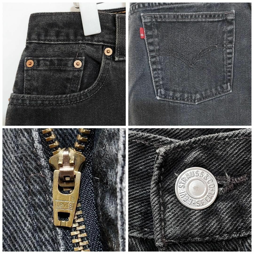 Levi's(リーバイス)のW33相当 Levi's リーバイス560 ブラックデニム 00s USA製 黒 メンズのパンツ(デニム/ジーンズ)の商品写真