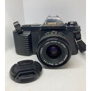 キヤノン(Canon)の美品動作品 Canon T50 FD 28mm F2.8 単焦点レンズ付き(フィルムカメラ)