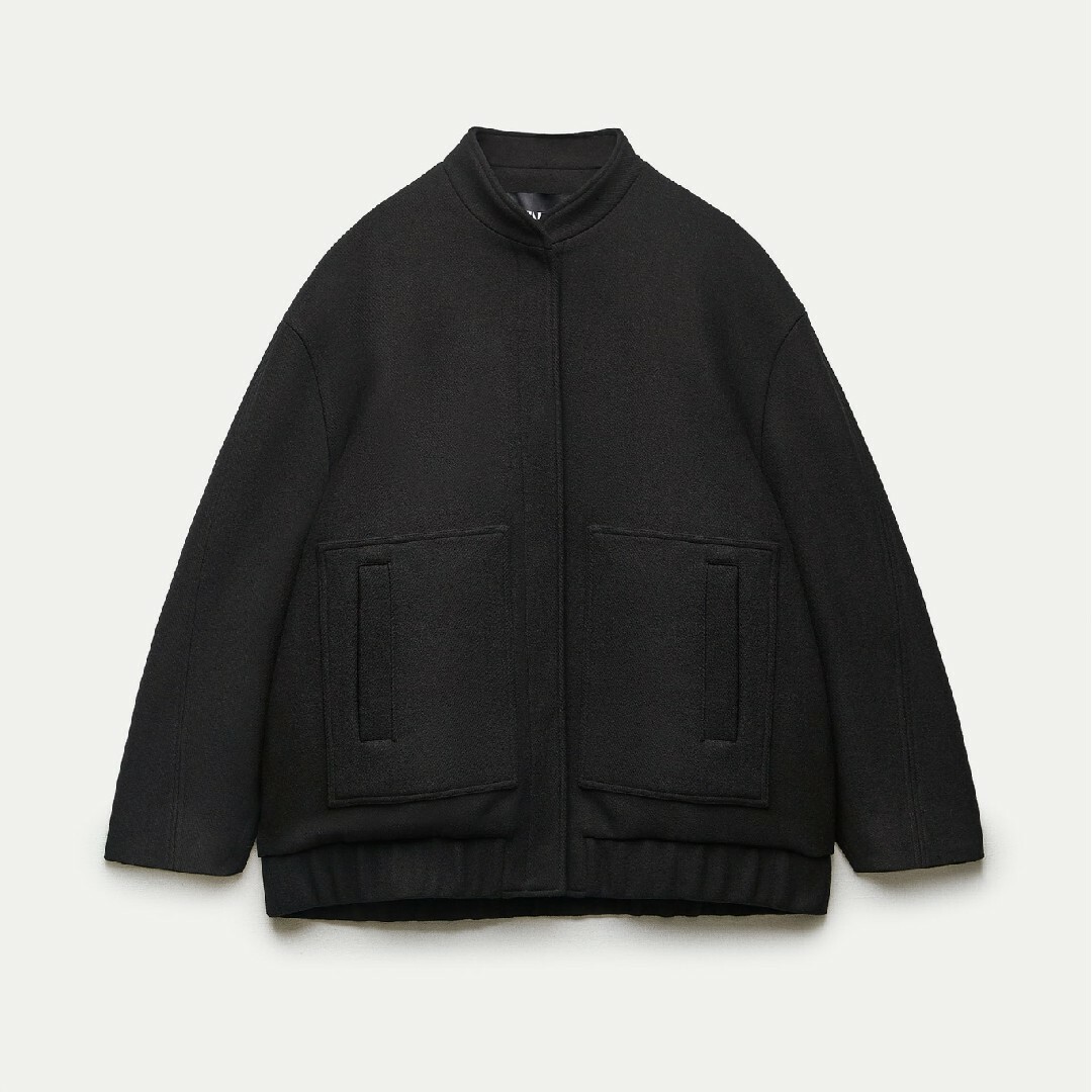ZARA - ZARA ZW コレクション ウールブレンド ボンバー ZARA - ZARA ZW コレクション ウールブレンド ボンバー