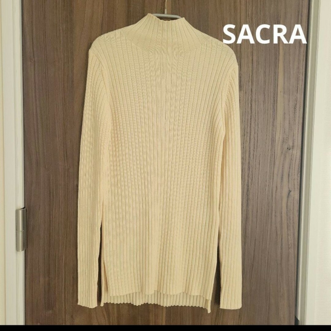 SACRA(サクラ)のSACRA (サクラ) 　リブニット レディースのトップス(ニット/セーター)の商品写真