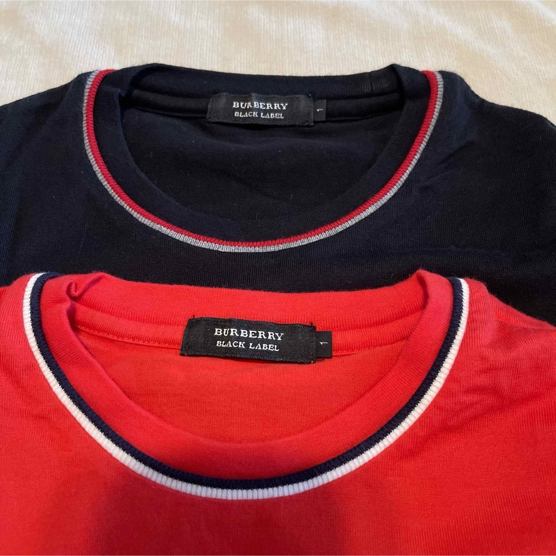 BURBERRY BLACK LABEL(バーバリーブラックレーベル)の希少品　バーバリーブラックレーベル　Tシャツ　2枚 レディースのトップス(Tシャツ(半袖/袖なし))の商品写真