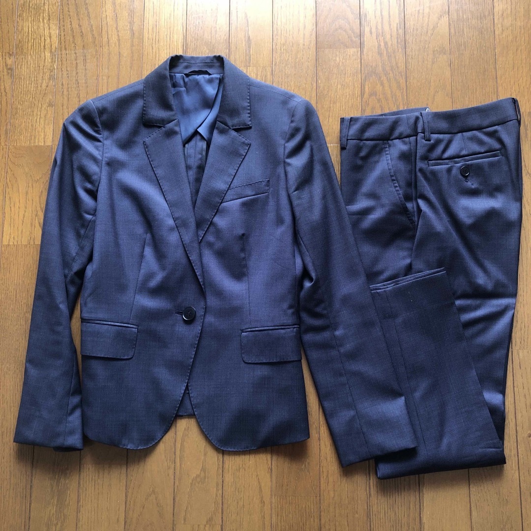 THE SUIT COMPANY(スーツカンパニー)のスーツ　パンツ　レディース　ネイビー　THE SUIT COMPANY レディースのフォーマル/ドレス(スーツ)の商品写真