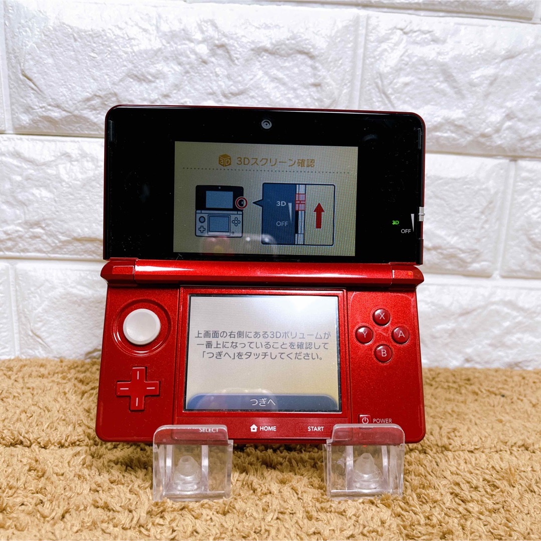 【3DS】Nintenodo3DS 本体一式　フレアレッド