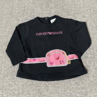 エンポリオアルマーニ(Emporio Armani)の美品　エンポリオアルマーニ　ロンT 長袖　6ヶ月　62㎝　ベビー(シャツ/カットソー)