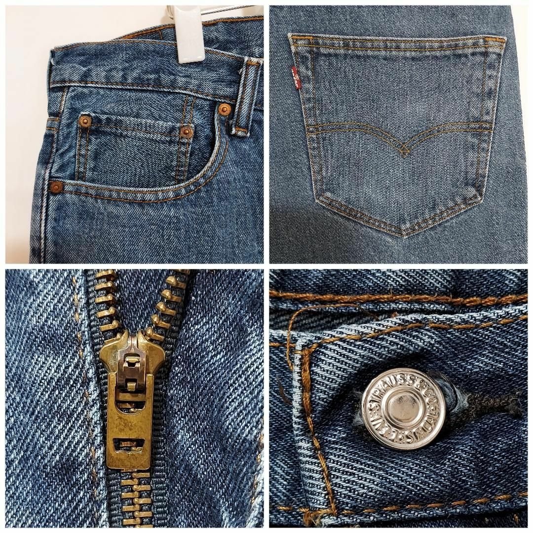 Levi's(リーバイス)のリーバイス550 Levis W40 ダークブルーデニム 青 パンツ 7526 メンズのパンツ(デニム/ジーンズ)の商品写真