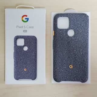 グーグルピクセル(Google Pixel)のGoogle 純正 Pixel 5 ファブリックケース ブルー(Androidケース)