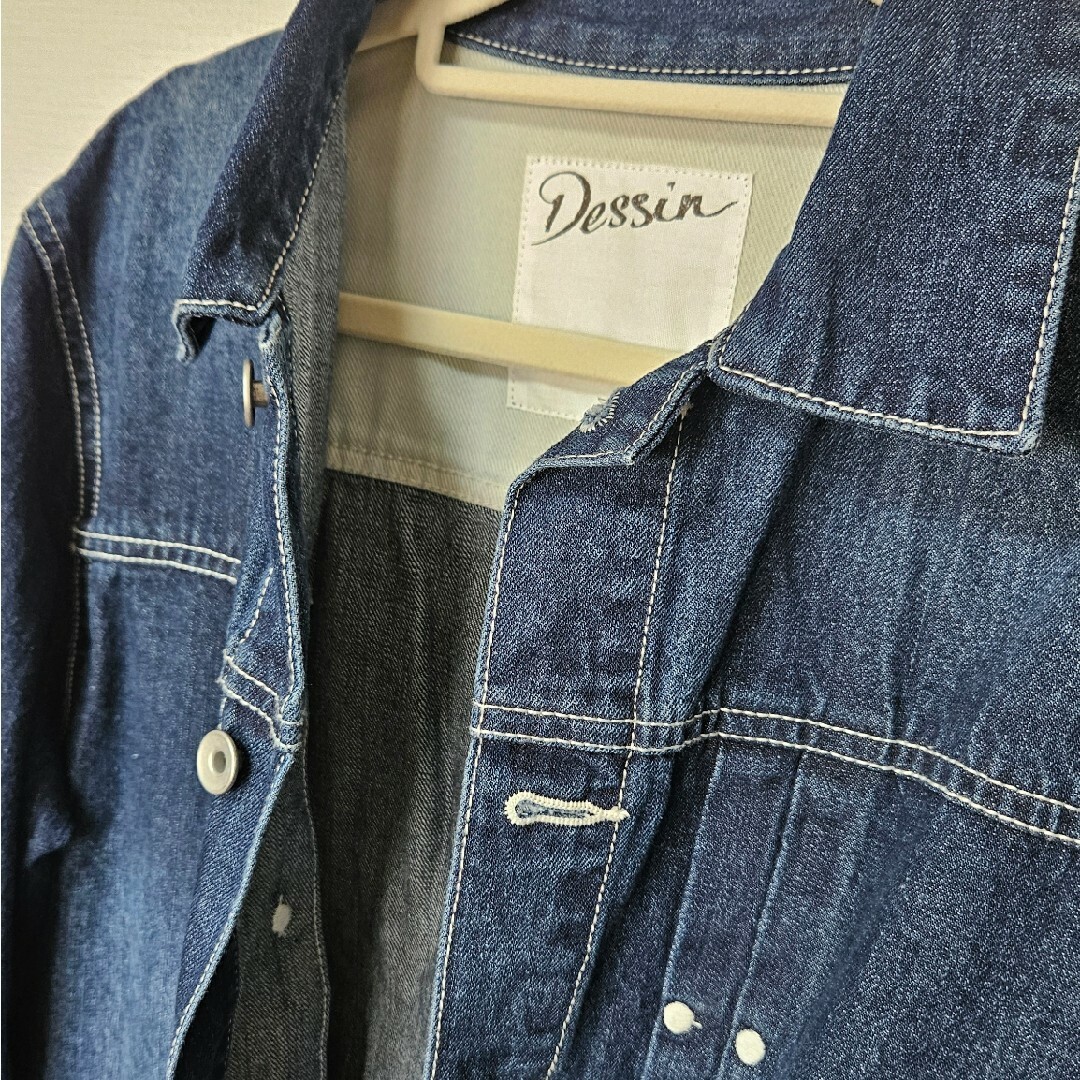 Dessin(デッサン)の【Dessin】デッサン デニムジャケット メンズ メンズのジャケット/アウター(Gジャン/デニムジャケット)の商品写真