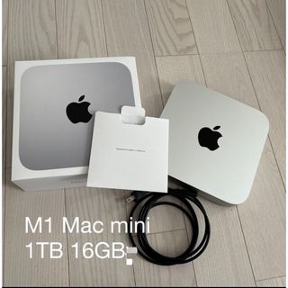 マック(Mac (Apple))のM1 macmini 1TB 16GB(デスクトップ型PC)