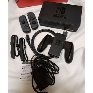 Nintendo Switch - 美品 人気カラー 廃盤グレー Switch 左右