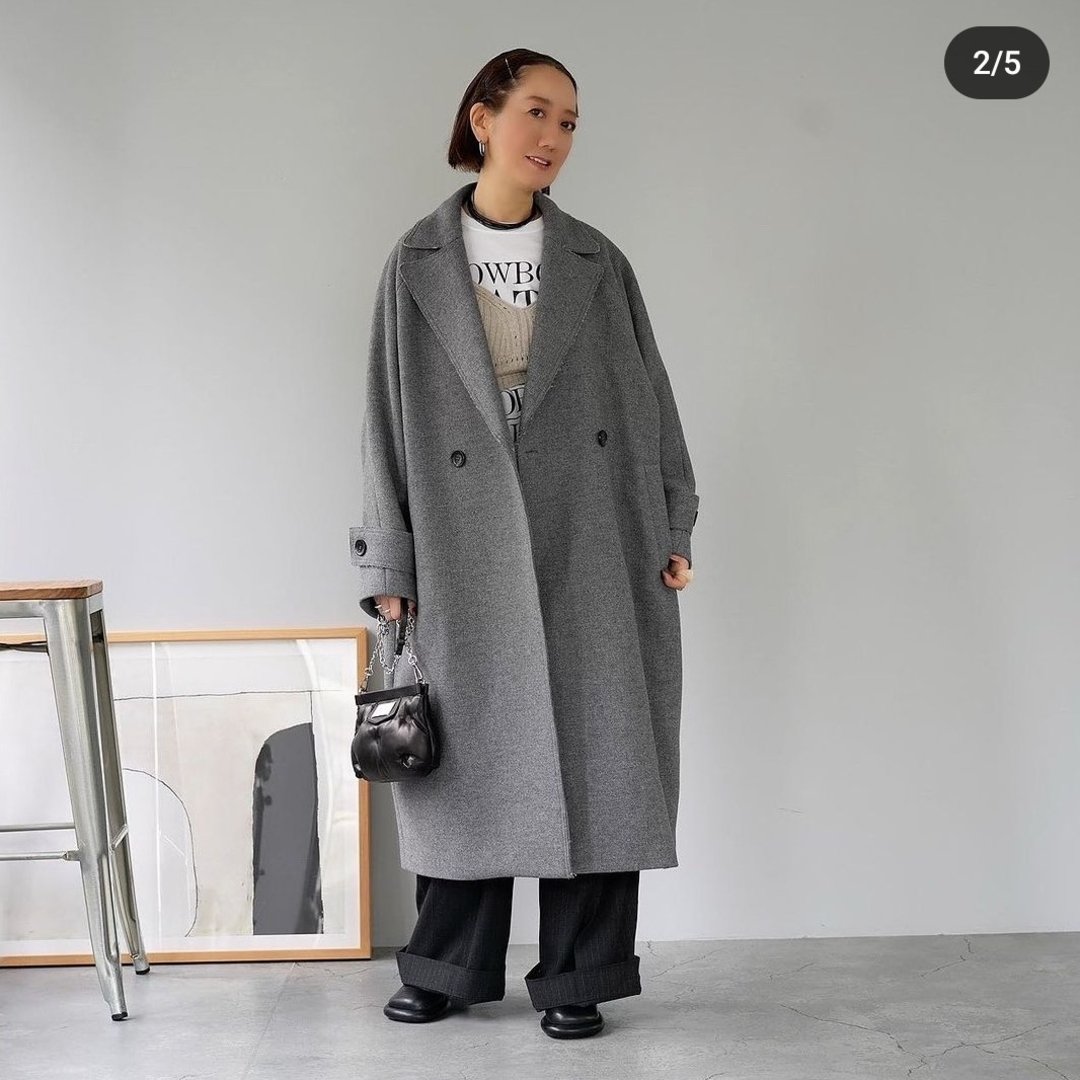 ZARA　ウールブレンドコート X MAISON SPECIAL　M-Lサイズ