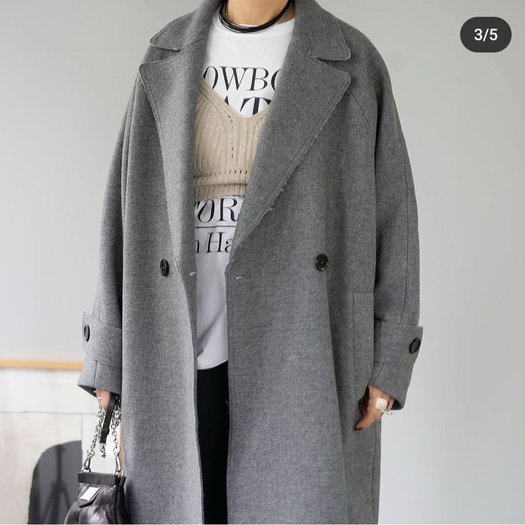 ZARA - ZARA ウールブレンドコート X MAISON SPECIAL M-Lサイズ ZARA - ZARA ウールブレンドコート X MAISON SPECIAL M-Lサイズ