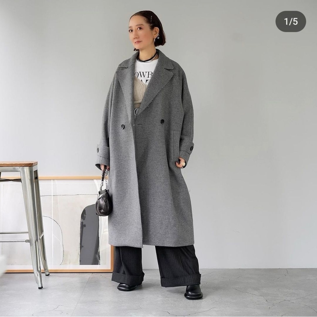 ZARA - ZARA ウールブレンドコート X MAISON SPECIAL M-Lサイズ ZARA - ZARA ウールブレンドコート X MAISON SPECIAL M-Lサイズ