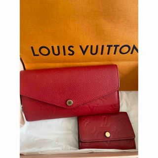 ルイヴィトン(LOUIS VUITTON)の ルイヴィトン アンプラント ポルトフォイユ・サラ 長財布&キーケース(財布)