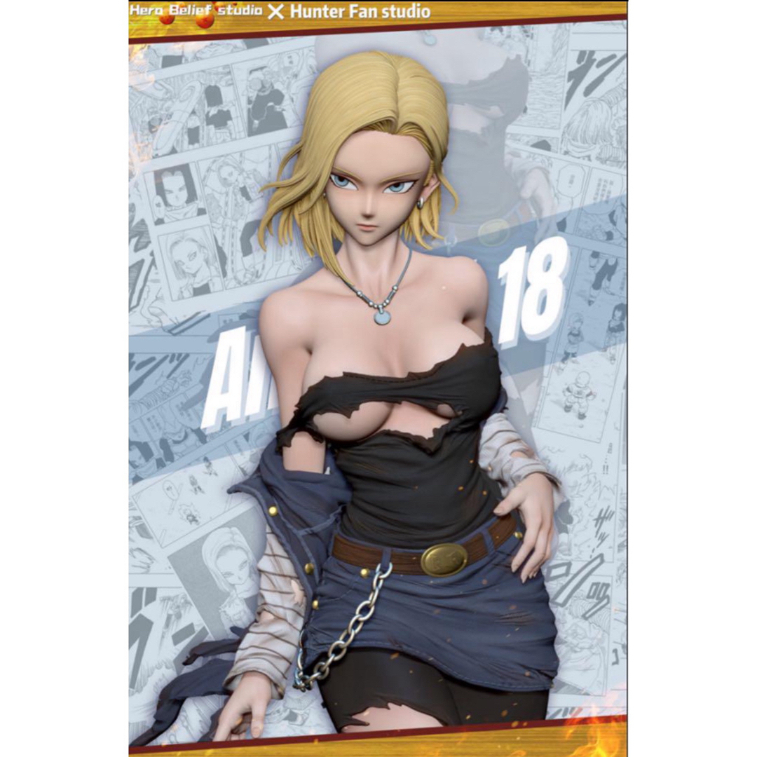 人造人間18号 ドラゴンボールフィギュア ガレージキット 人造人間18号 ドラゴンボールフィギュア ガレージキット