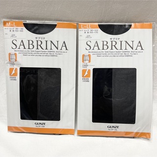 サブリナ(Sabrina)のSABRINA サブリナ 黒タイツ ブラックタイツ M L セット(タイツ/ストッキング)