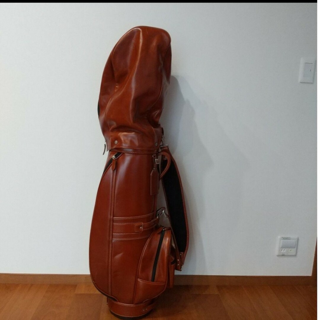 Kasco(キャスコ)のキャスコ KASCO 本革キャディバッグ スポーツ/アウトドアのゴルフ(バッグ)の商品写真