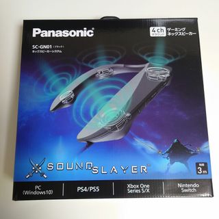 パナソニック(Panasonic)のパナソニック ゲーミングネックスピーカー SCーGN01 有線モデル 中古(ヘッドフォン/イヤフォン)