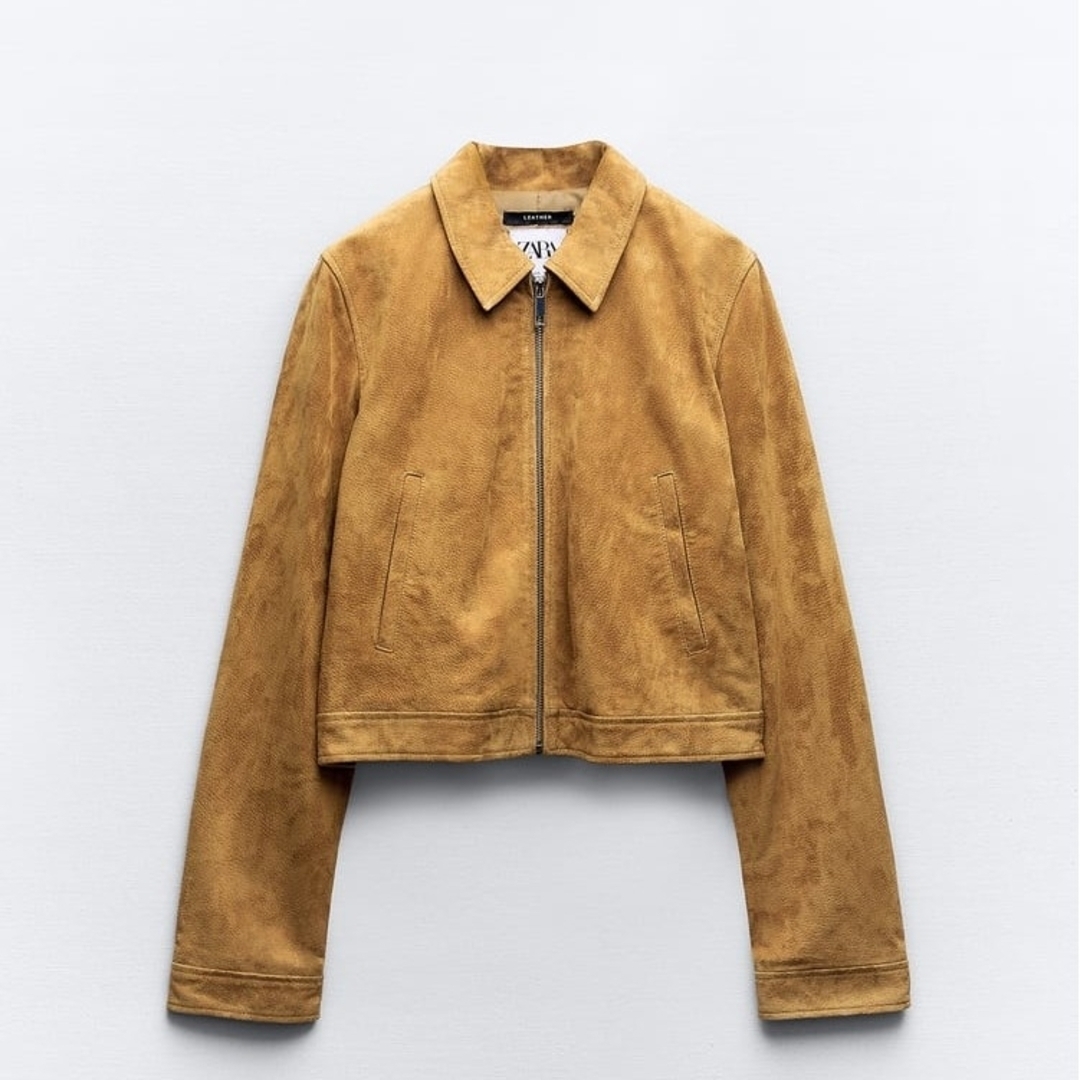 ZARA - ZARA スエードジャケット Sサイズの通販 by ZARA - ZARA スエードジャケット Sサイズの通販 by