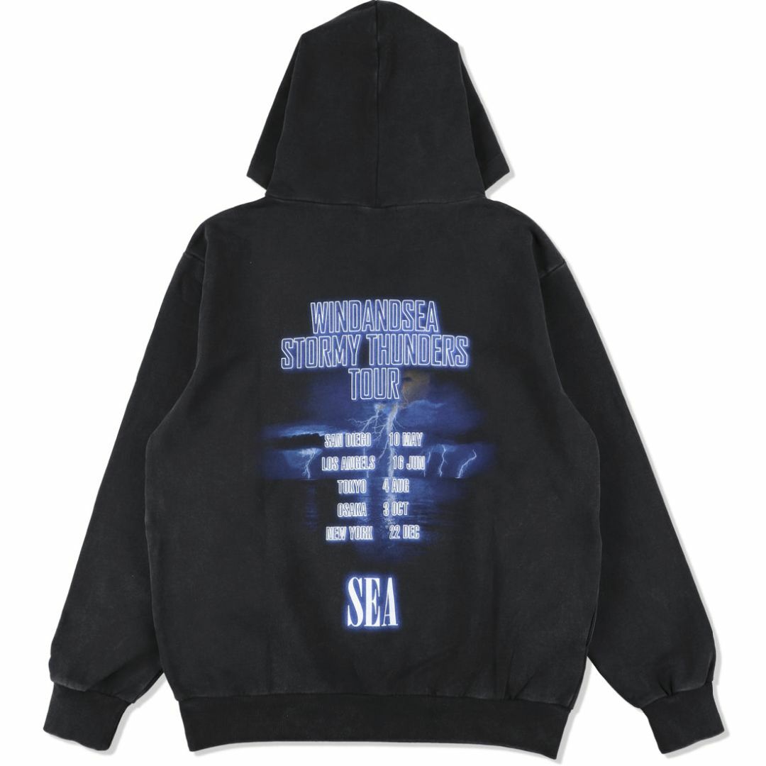 WIND AND SEA - WIND AND SEA METAL HOODIE XL 黒 フーディー パーカの