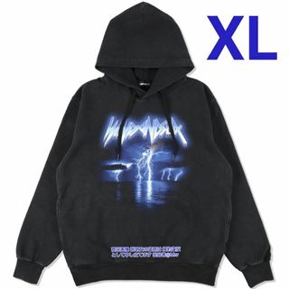 ウィンダンシー(WIND AND SEA)のWIND AND SEA METAL HOODIE XL 黒 フーディー パーカ(パーカー)