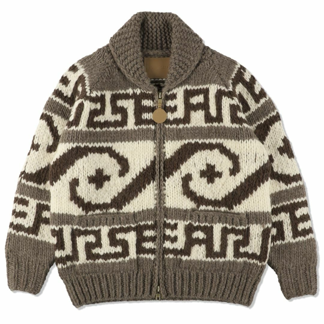 WIND AND SEA(ウィンダンシー)のWIND AND SEA COWICHAN KNIT OUTER BEIGE L メンズのトップス(ニット/セーター)の商品写真