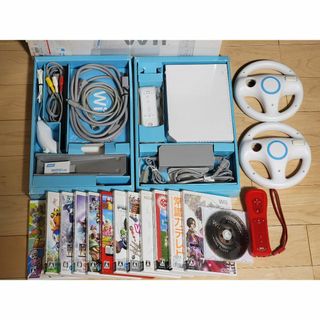 ウィー(Wii)のすぐに遊べるWiiホワイトセット  RVL_S_KABH･WABG 任天堂(家庭用ゲーム機本体)