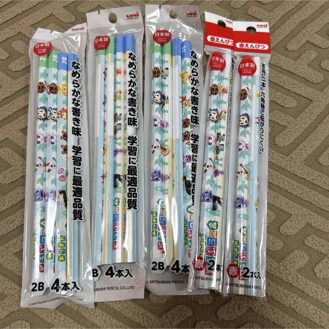 あつまれ どうぶつの森 鉛筆　文房具 新入学 新学期 エンタメ/ホビーのおもちゃ/ぬいぐるみ(キャラクターグッズ)の商品写真