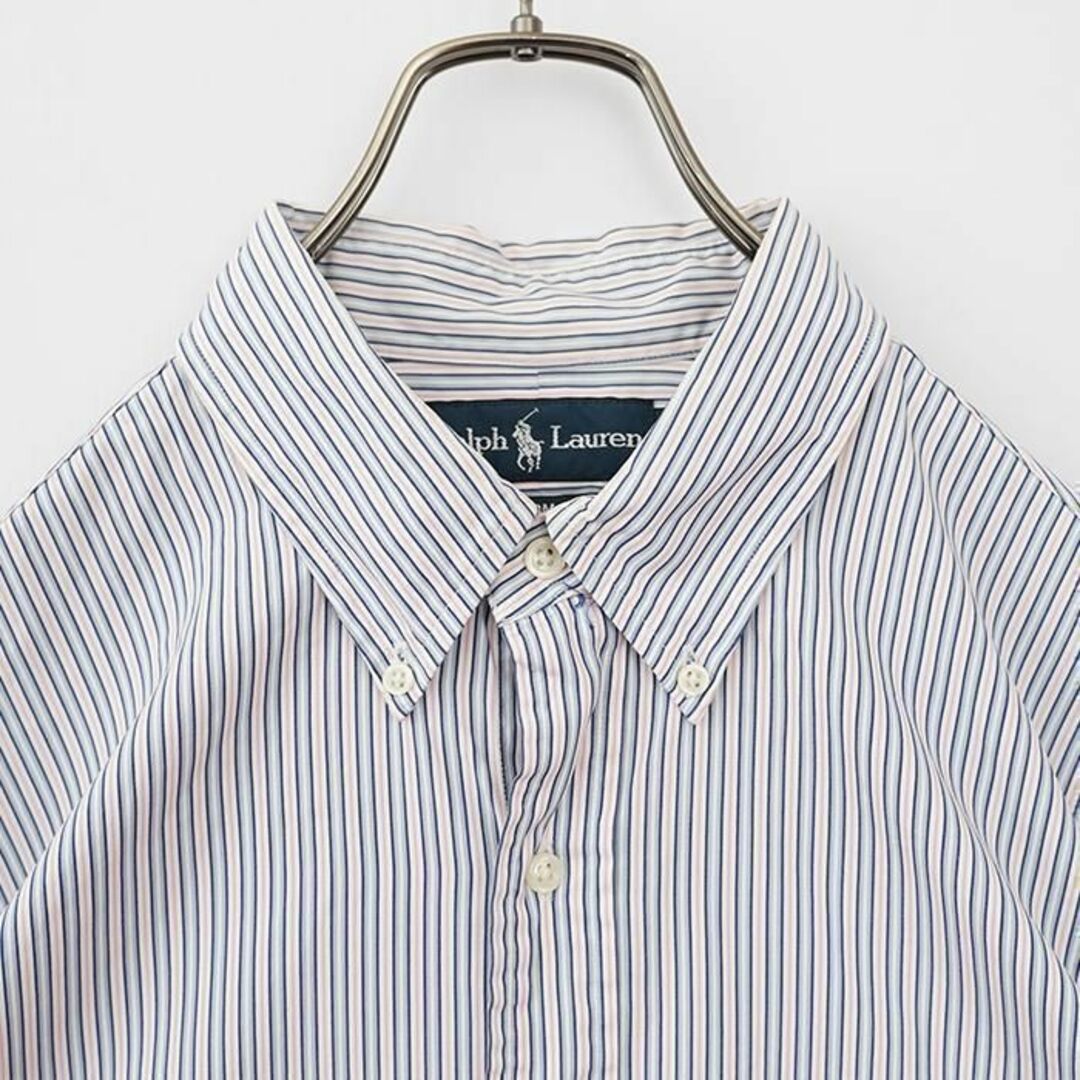 Ralph Lauren - ラルフローレン ストライプシャツ BD ブルー Ralph Lauren - ラルフローレン ストライプシャツ BD ブルー