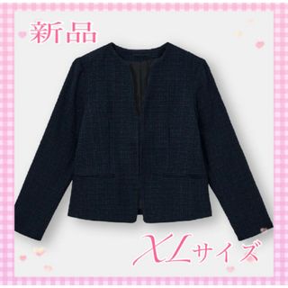 GU - 新品☆ツイーディノーカラージャケット　