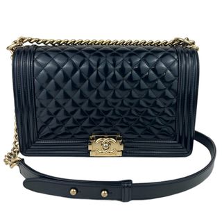 シャネル(CHANEL)のCHANEL シャネル ボーイシャネル ブラック ショルダーバッグ(ショルダーバッグ)