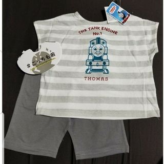 THOMAS - 機関車トーマス　80cm　どちらも前　半袖パジャマ　Tシャツ　ハーフパンツ　新品