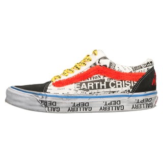 ヴァンズ(VANS)のVANS ヴァンズ 23SS×GALLERY DEPT Old Skool Good Luck×ギャラリーデプト オールドスクール グッドラック ホワイト/レッド US9.5/27.5cm VN0A4P3XBMW(スニーカー)