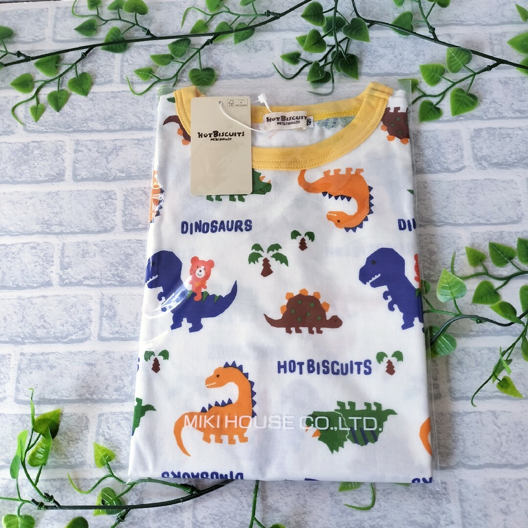 HOT BISCUITS(ホットビスケッツ)のミキハウス ホットビスケッツ 半袖Tシャツ120cm 新品未使用 キッズ/ベビー/マタニティのキッズ服男の子用(90cm~)(Tシャツ/カットソー)の商品写真