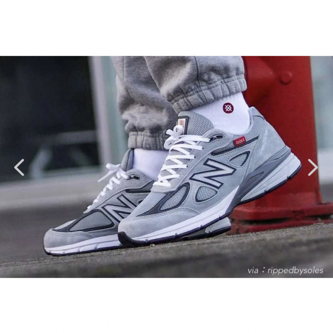 New Balance - 【新品未使用】 NEW BALANCE M990V4 VS4 27.5cmの New Balance - 【新品未使用】 NEW BALANCE M990V4 VS4 27.5cmの