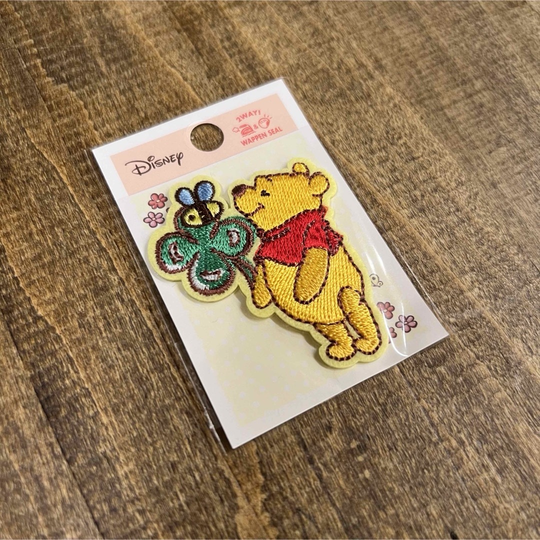 くまのプーさん(クマノプーサン)のDisney 刺繍ワッペンセット ミッキー プーさん ミニー シール アップリケ ハンドメイドの素材/材料(各種パーツ)の商品写真