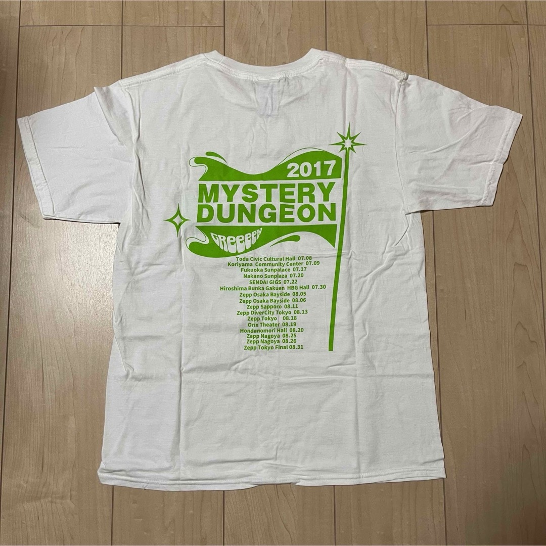 GReeeeN ツアーグッズ 伝説のフラッグTシャツ エンタメ/ホビーのタレントグッズ(ミュージシャン)の商品写真