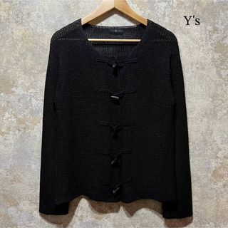 ワイズ(Y's)のY's ワイズ メッシュダッフル カーディガン メッシュカットソー(カーディガン)