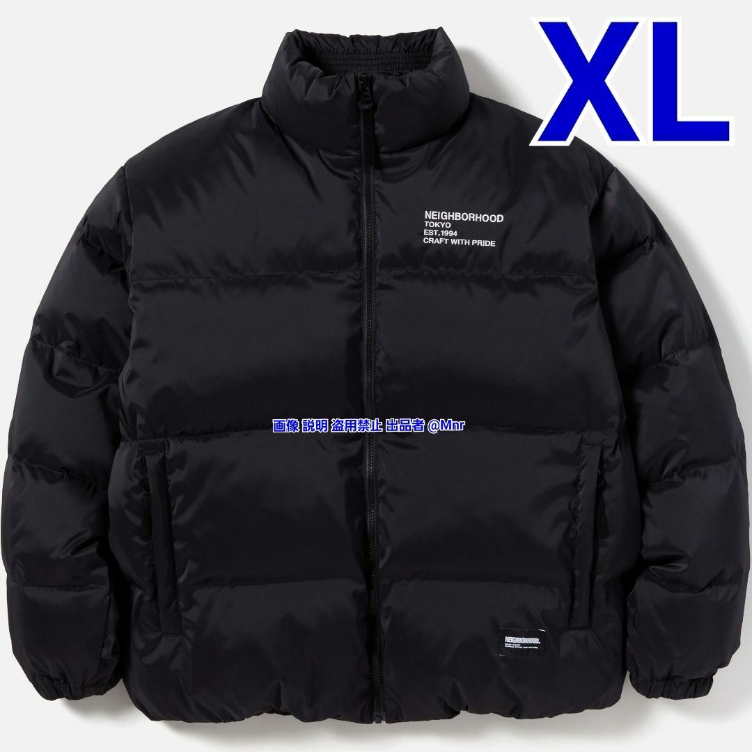 NEIGHBORHOOD(ネイバーフッド)のNEIGHBORHOOD CLASSIC DOWN JACKET 黒 XL 新作 メンズのジャケット/アウター(ダウンジャケット)の商品写真