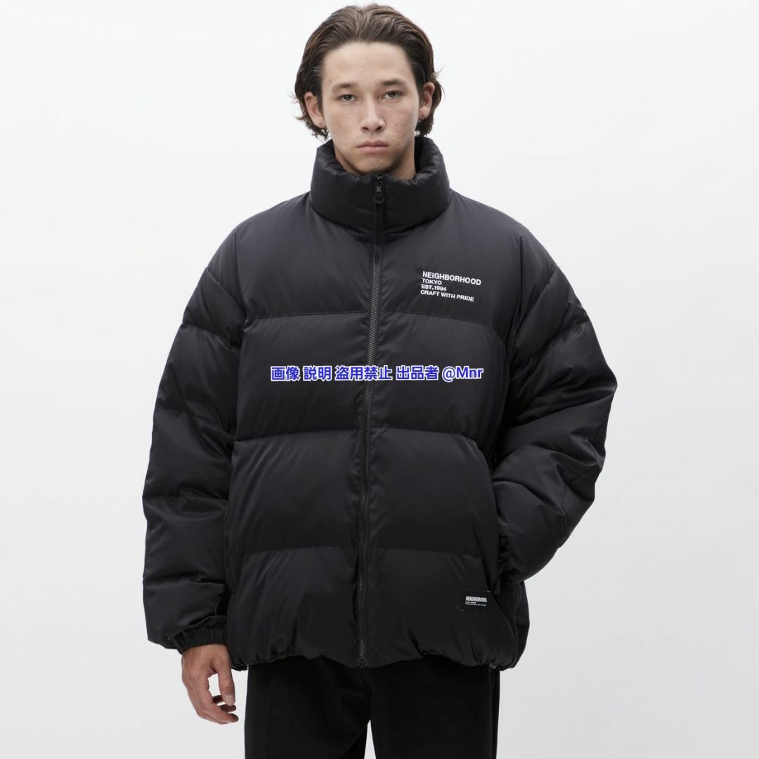 NEIGHBORHOOD(ネイバーフッド)のNEIGHBORHOOD CLASSIC DOWN JACKET 黒 XL 新作 メンズのジャケット/アウター(ダウンジャケット)の商品写真