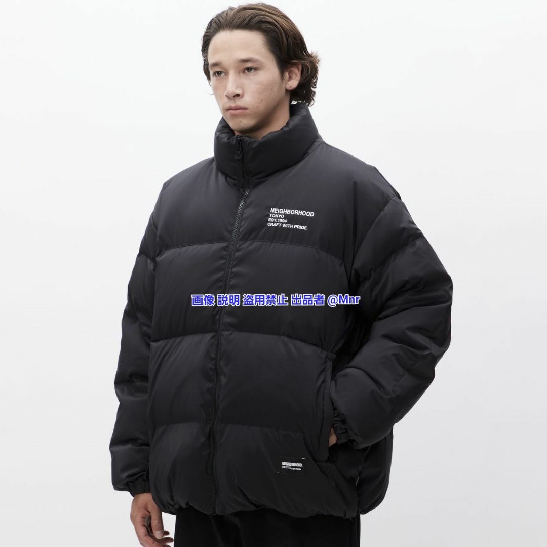 NEIGHBORHOOD(ネイバーフッド)のNEIGHBORHOOD CLASSIC DOWN JACKET 黒 XL 新作 メンズのジャケット/アウター(ダウンジャケット)の商品写真