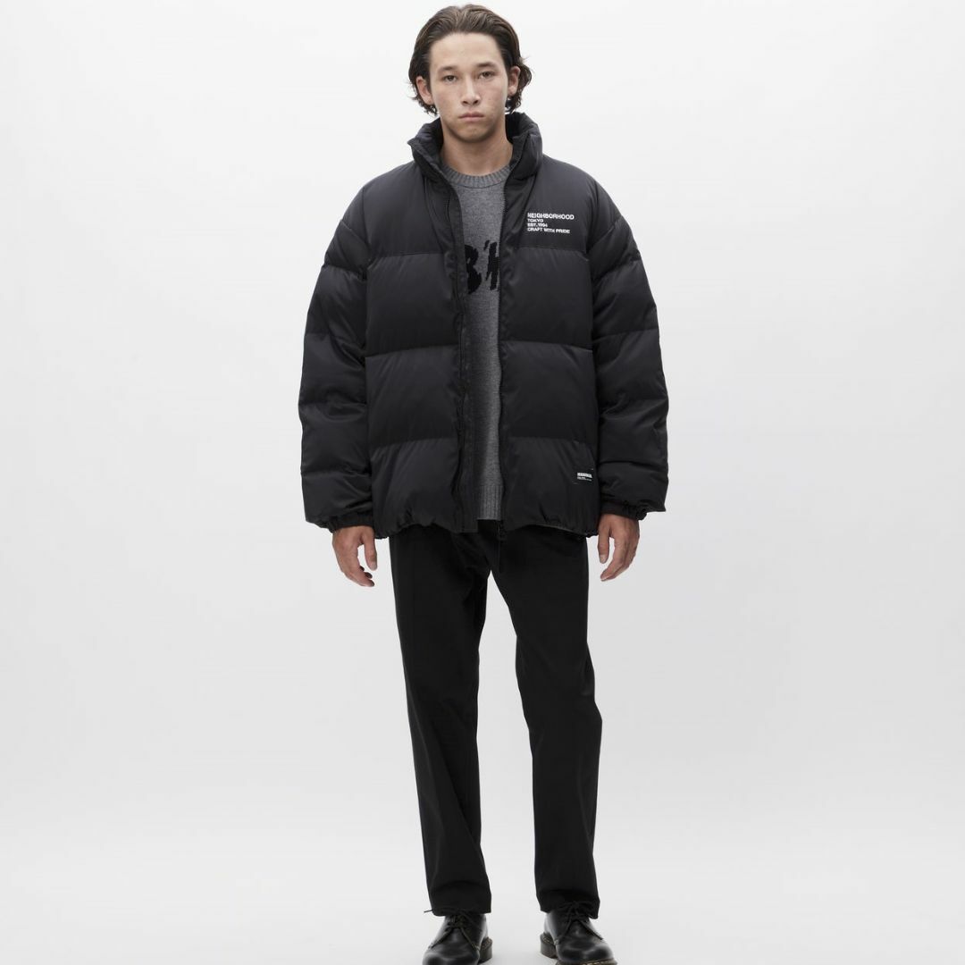 NEIGHBORHOOD(ネイバーフッド)のNEIGHBORHOOD CLASSIC DOWN JACKET 黒 XL 新作 メンズのジャケット/アウター(ダウンジャケット)の商品写真