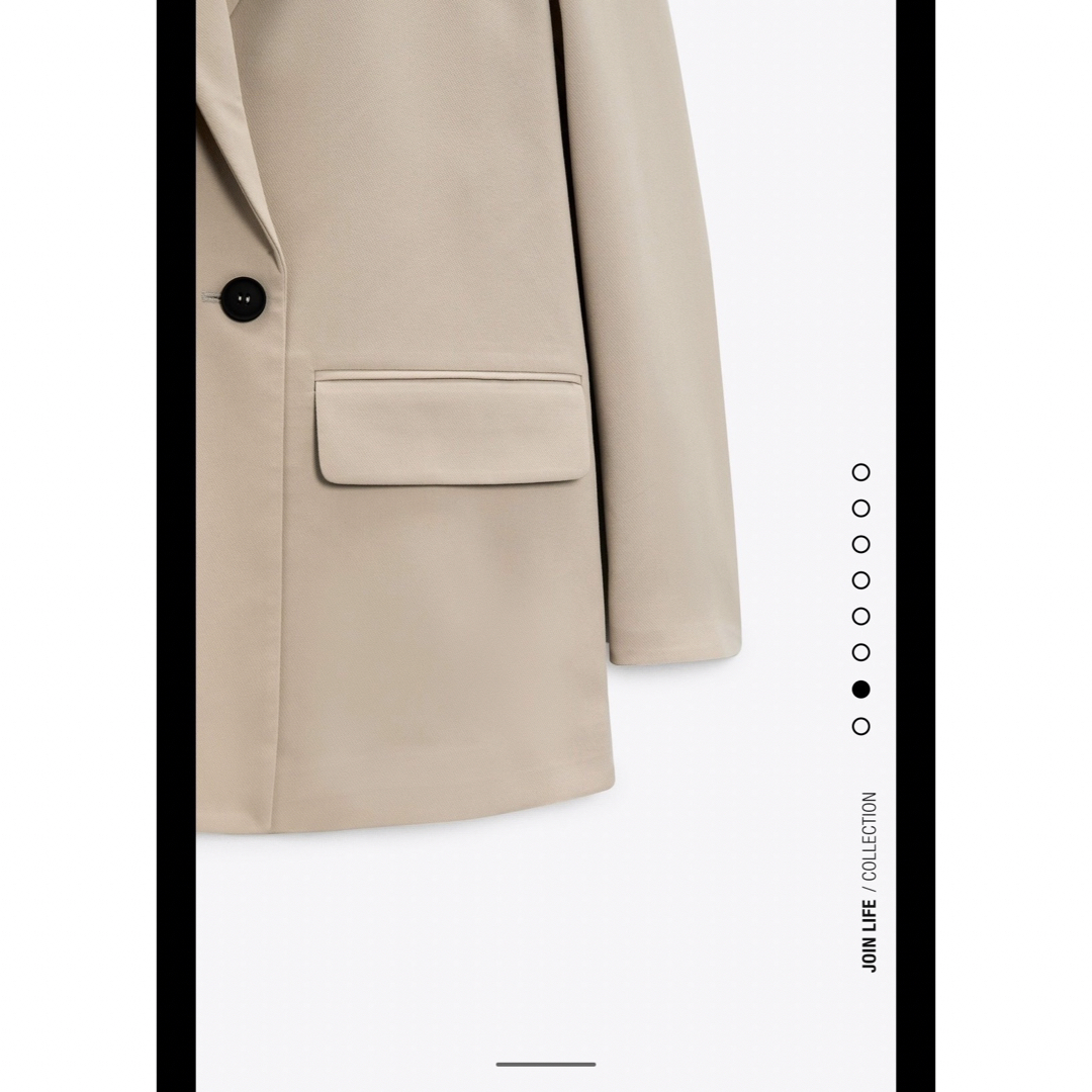 ZARA - ZARA ダブルブレスト仕様オーバーサイズブレザーの通販 ZARA - ZARA ダブルブレスト仕様オーバーサイズブレザーの通販