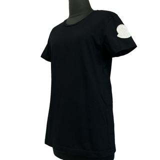 モンクレール(MONCLER)の状態良品 モンクレール Tシャツ 黒 ビッグロゴ サイズM(Tシャツ(半袖/袖なし))
