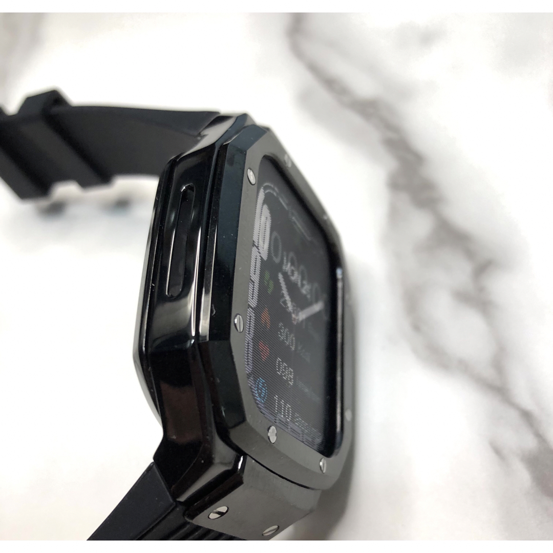 bb★アップルウォッチバンド ラバーベルト ケース　Apple Watch メンズの時計(ラバーベルト)の商品写真