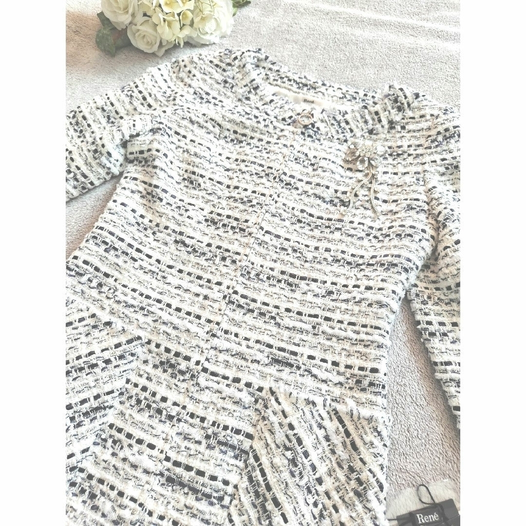ルネ❇️Rene❇️ クラレンソンワンピースコートWT34&ブラックOP34 ルネ❇️Rene❇️ クラレンソンワンピースコートWT34&ブラックOP34