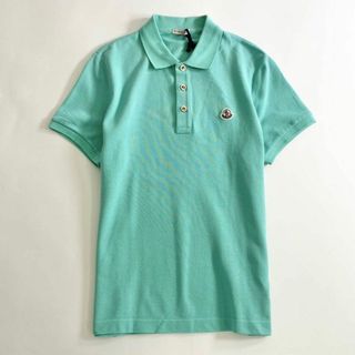 モンクレール(MONCLER)の7e19-20 タグ付☆MONCLER モンクレール ロゴワッペンポロシャツ サイズＳ ミントグリーン MAGLIA POLO MANICA マリアポロマニカ 半袖 春夏(シャツ)