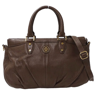 トリーバーチ(Tory Burch)のトリーバーチ Tory Burch バッグ レディース ブランド ハンドバッグ ショルダーバッグ 2way レザー ブラウン コンパクト おしゃれ 斜め掛け クロスボディ 【中古】(ハンドバッグ)