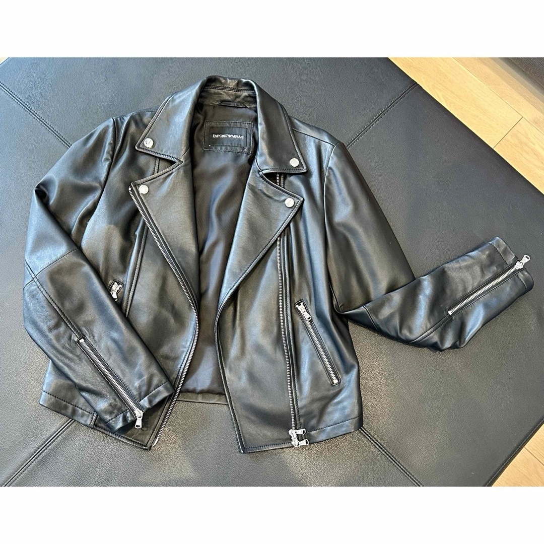 EMPORIO ARMANI ライダースジャケット【極美品】